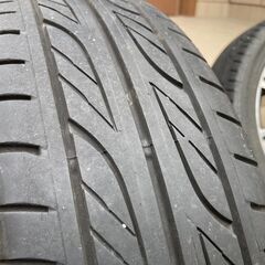 165/55R15　タイヤ・ホイール（4穴）4本セット　溝あり　軽自動車