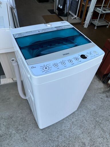 【動作保証あり】Haier ハイアール 2018年 JW-C45A 4.5kg 洗濯機【管理KRS629】