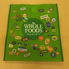 WHOLE FOODS の不織布エコバック