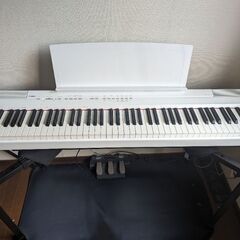 電子ピアノ YAMAHA P105 あげます。台付き