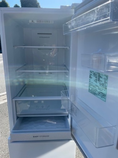 ■中古品 アイリスオーヤマ 冷凍冷蔵庫 定格内容積274L 2021年 幅547ｘ奥632ｘ高1800ｍｍ 動作問題なし■