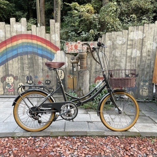 【3910】折り畳み　20インチ　前後タイヤ新品　11,600円（防犯・税込）