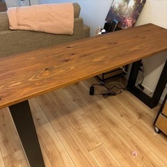 カウンター / ダイニングテーブル　無垢　幅140cm