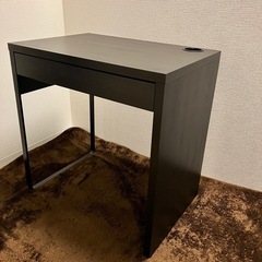 【ネット決済】【美品】IKEA 人気デスク　デスク　机　ブラック...
