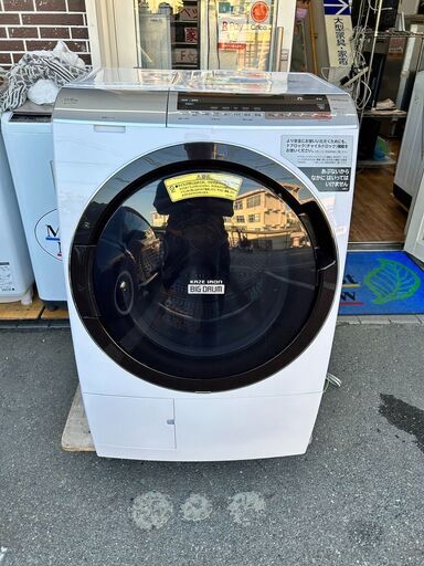 ドラム式洗濯機 日立 2019年 11㎏ BD-SX110CL 乾燥付き 洗濯機 せんたくき【安心の3ヶ月保証★送料に設置込】自社配送時代引き可※現金、クレジット、スマホ決済対応※