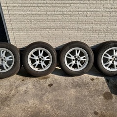 30プリウス純正ホイール ブルーアースバリ溝