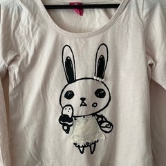 earth music&ecology(原宿限定) うさぎTシャツ