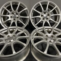 WORK ESPERIO ワーク エスペリオ 社外ホイール 17インチ 4本 7J5HPCD100+45 プリウス等　(MHB015)