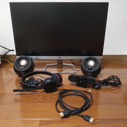 HP  23.8型 モニタ 24fw \u0026 Creativeスピーカ