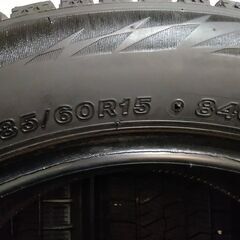 BS BRIDGESTONE BLIZZAK VRX2 185/60R15 15インチ スタッドレス 4本 21年製 バリ溝 シエンタ ヤリス フィット等　(MTG388) 