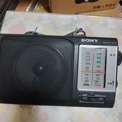 当時物　SONY　2バンドラジオ　ICF-800　1996年製