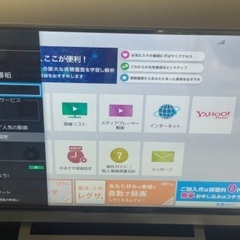 テレビ40インチ[REGZA 40V31]　テレビ台　DVDプレーヤー付