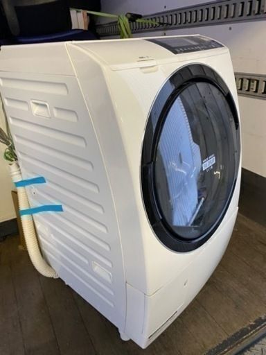 福岡市内配送設置無料　日立 HITACHI BD-S8700L-W [ビッグドラムスリム ななめ型ドラム式洗濯乾燥機（10.0kg） 左開き 自動お掃除搭載 ピュアホワイト]