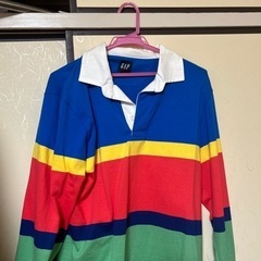 GAP ボーダーポロシャツ　S