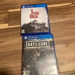 お取引中。PS4サイコブレイク、DAYSGoNEセット