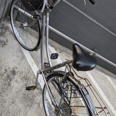 【〜年内】27インチ自転車【※後輪パンク】
