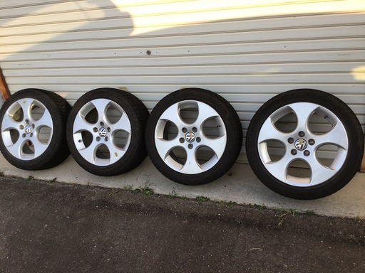 VW VWポロ・アウディA1に最適 アルミホイール＋スタッドレスタイヤ
