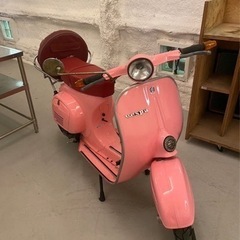 【ネット決済】ビンテージベスパ　100cc ピンク　日本正規輸入...