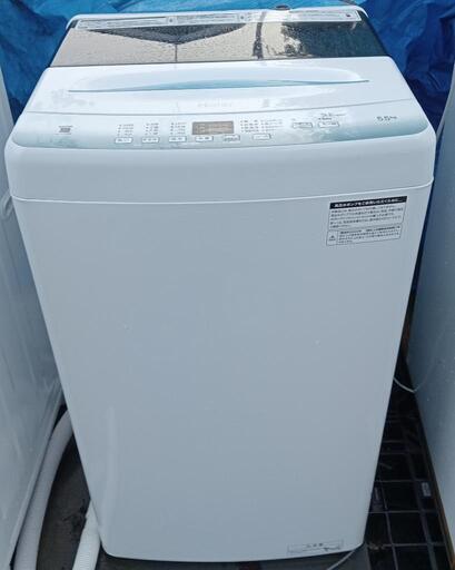 洗濯機　ハイアール　5.5kg  2022年製 　JW-U55HK