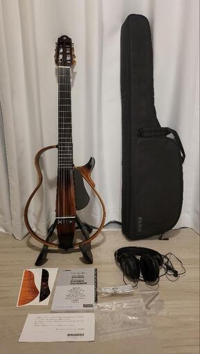 [超美品]ヤマハslg200n tbsサイレントギター　おまけ①ヘッドホン②スタンド