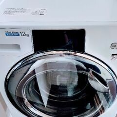 【ネット決済】ドラム洗濯乾燥機 アクアAQUA AQW-DX12M