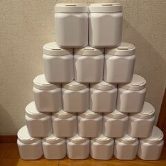 詰め替え容器 (Cubebox-WＨ-1500 白×白 選べるラ...