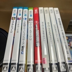 Wii  WiiU  9本まとめ売り【中古】