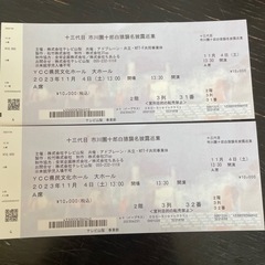 １１月４日本日の歌舞伎チケット２枚値段交渉可‼️