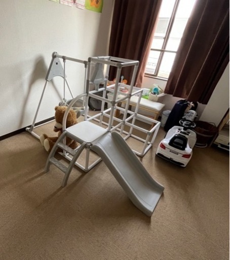 美品⭐︎子供ジャングルジム、滑り台、ブランコ組み立て式