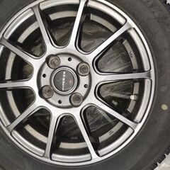 冬タイヤ スタッドレスタイヤ 155 65R14 ホイール付き タント