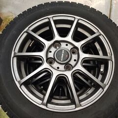 冬タイヤ スタッドレスタイヤ 155 65R14 ホイール付き タント