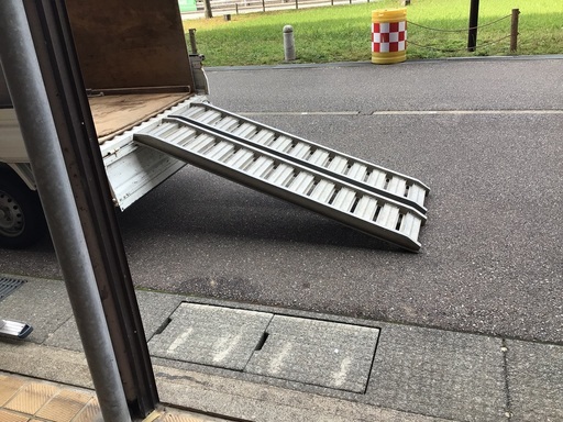 アルミ ラダーレール 農機具 除雪機 バイクの積み下ろし アルミラダー