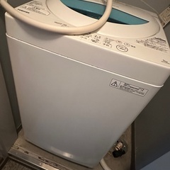 洗濯機　TOSHIBA 5kg