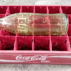 コカ・コーラ CocaCola 瓶ケースと 1㍑空き瓶