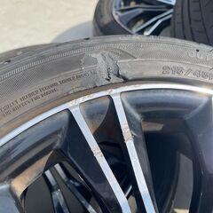 ボルテック　前、ヴォクシーに装着　18インチ×7J　5×114.3（委託品）