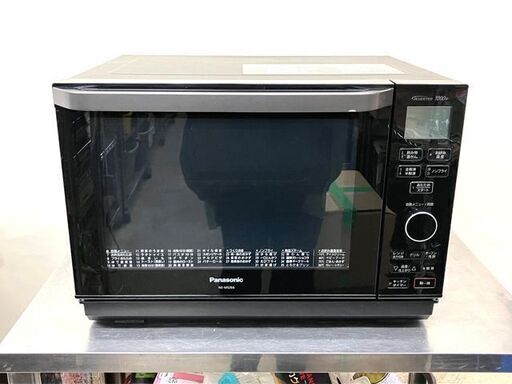 【札幌市内配送可】パナソニック/Panasonic オーブンレンジ エレック NE-MS266-K 26L 2019年製 フラットタイプ 角皿欠品