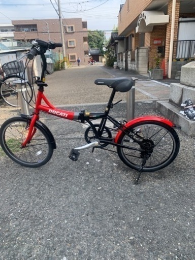 ドカティ定価54700円高級折りたたみ自転車