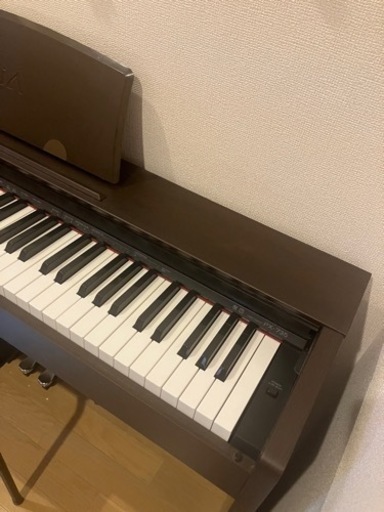 カシオ CASIO Privia PX-735 ブラウン 電子ピアノ 本物 タッチ 88鍵盤 
