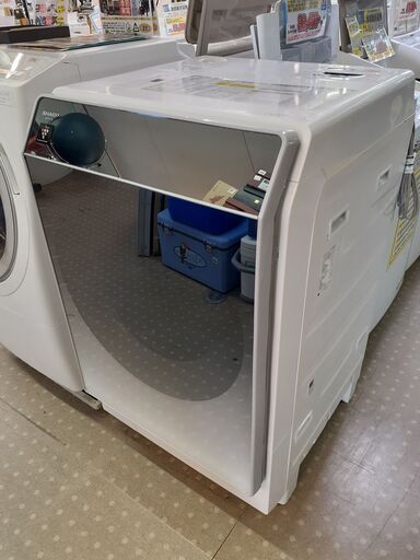 ▲安心の分解洗浄済SHARP 11.0kgドラム式洗濯乾燥機 ES-P110-SR 乾燥6.0kg 2018年製 保証有り【愛千142】