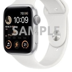 【新品】Apple Watch SE2 40mm シルバー【Wi...