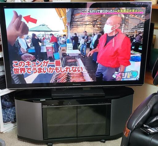 【話し中】Panasonic　テレビ50インチ　スピーカー内蔵テレビ台