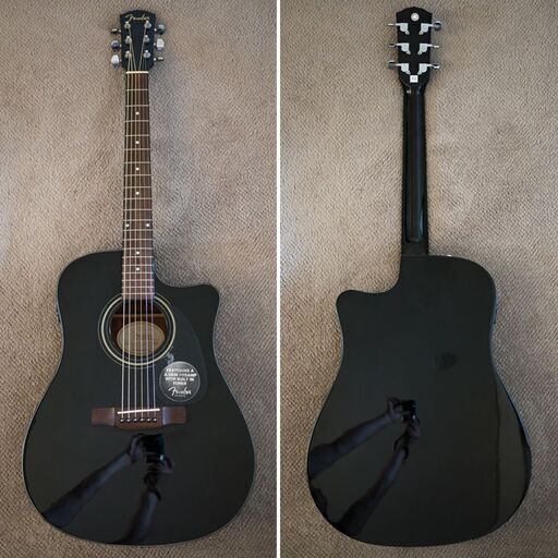 【お取置き中】FENDER CD-60CE BLK  専用ハードケース付属
