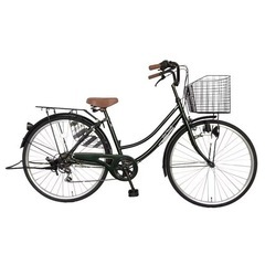 自転車26インチ軽快車 6段変速