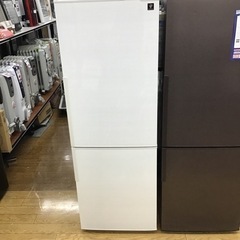 #K-34【ご来店頂ける方限定】SHARPの2ドア冷凍冷蔵庫です