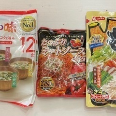 食品　みそ汁他