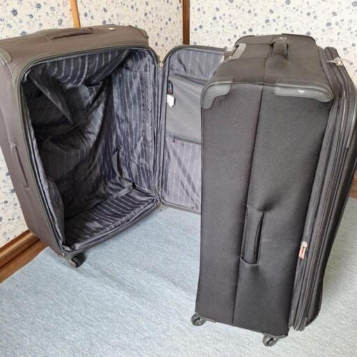 旅行用スーツケース2個ペアセット
