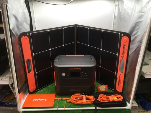 【エコツール岡崎インター店 】Jackery/ジャクリ ポータブル電源 電源セット 【ポータブル電源 1000 Plus/ソーラーパネルSolarSaga100】【愛知県/岡崎市/工具】【IT3T15O6YR40  】