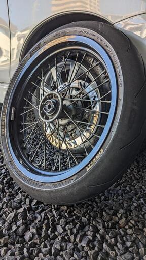 カワサキDトラッカー250前後ホイール