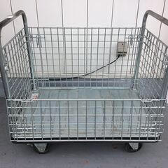 【エコツール半田店】手押し折り畳みカゴ付き台車 最大積載量300kg【愛知県/名古屋市/知立市/半田市/岡崎市/工具】 【ITGXS7VNPLMO】★ 出張買取 も好評受付中！