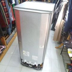 冷蔵庫 126L 2021年製 AQUA AQR-13K シルバー 2ドア 右開き 100Lクラス 単身 １人暮らし 家電 アクア 苫小牧西店